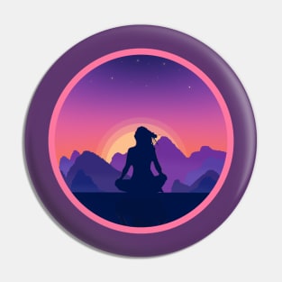 Spiritual Meditation Pin