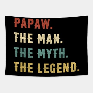 Fathers Day Gift Papaw The Man The Myth The Legend Tapestry