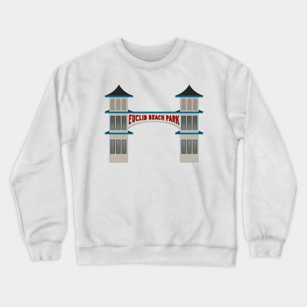 beach crew neck sweatshirt