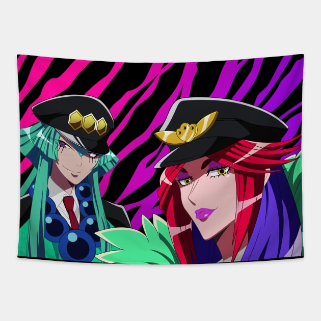 Ruka & Kiji (Nanbaka) Tapestry by AggroViking