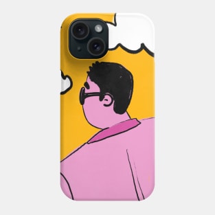 Cool Guy Pink and Yellow Retro 90s Phone Case