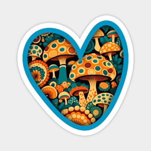 Boho-Heart-Valentine vintage Magnet