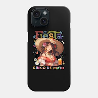 Cinco De Mayo Mexican Girl Fiesta 5 Anime cute girl Phone Case