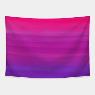 Hot pink and purple watercolor gradient artwork Tapestry