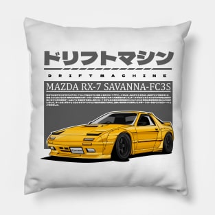 MAZDA RX-7 SAVANNA FC3S(YELLOW) Pillow