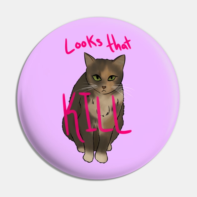 Tortoiseshell Cat - Killer Looks Pin by ShinyBat