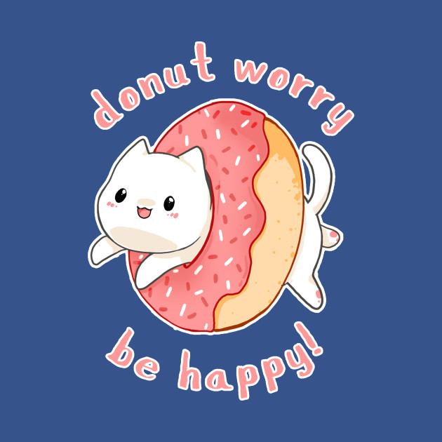 Discover Donut worry cat - Donut - T-Shirt