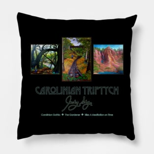 Carolinian Triptych by Jacky Skye Pillow