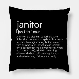 Janitor definition Pillow