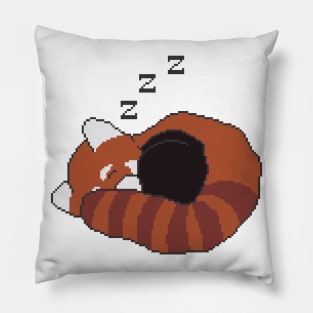 Sleeping Red Panda Pillow