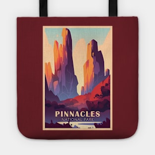 Pinnacles National Park Travel Poster Tote