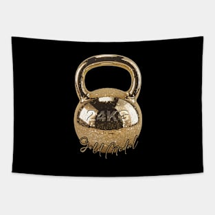 Gold Medal Kettlebell Tapestry