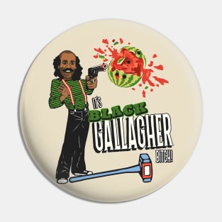 Black Gallagher Pin