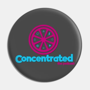 Concentrated Podcast Logo Pin