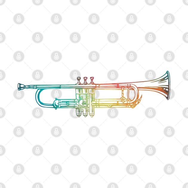 Rainbow cornet horizontal by AdiDsgn