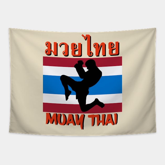 MUAY THAI Tapestry by AlexxElizbar