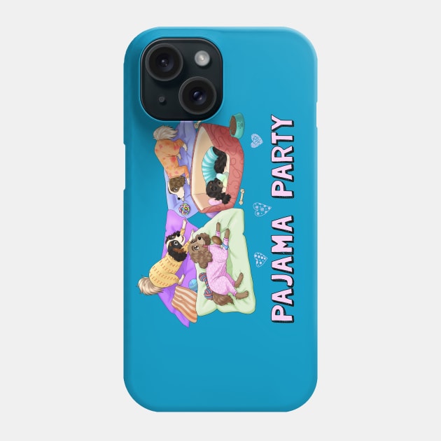 Cavalier King Charles Spaniel Pajama Party Phone Case by Cavalier Gifts