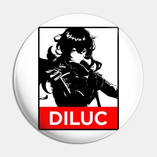 Diluc Genshin Impact Pin