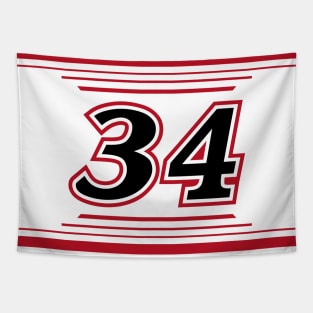 Michael McDowell #34 2024 NASCAR Design Tapestry