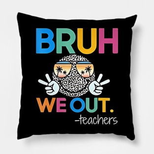 Cute End Of School Year Teacher Summer 2 Pillow