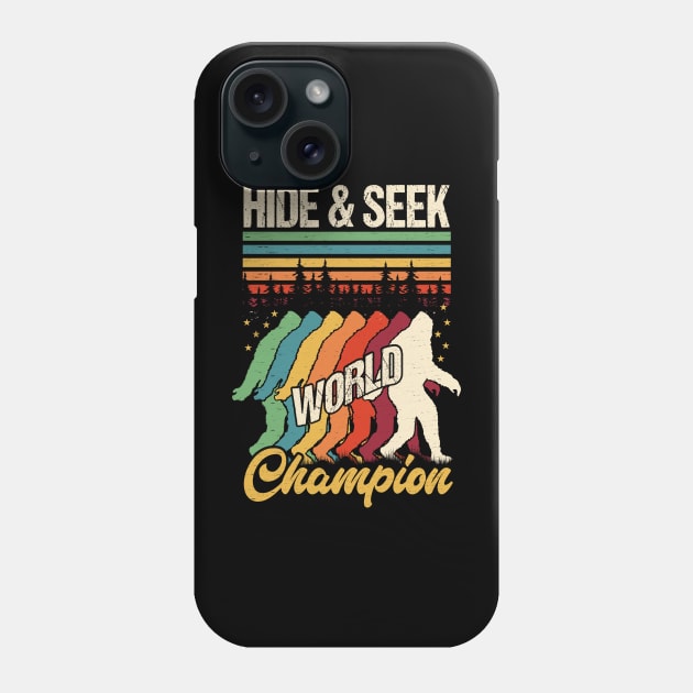 Hide and seek world champion Bigfoot Phone Case by Tesszero