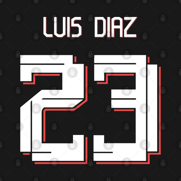 Luis Diaz Liverpool Third jersey 22/23 by Alimator