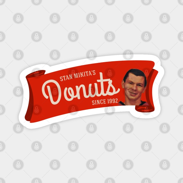 Stan Mikita's Donuts Magnet by BodinStreet