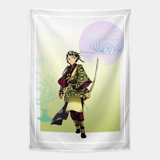 Japan Warrior Samurai Tapestry