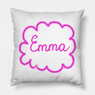 Emma. Female name. Pillow