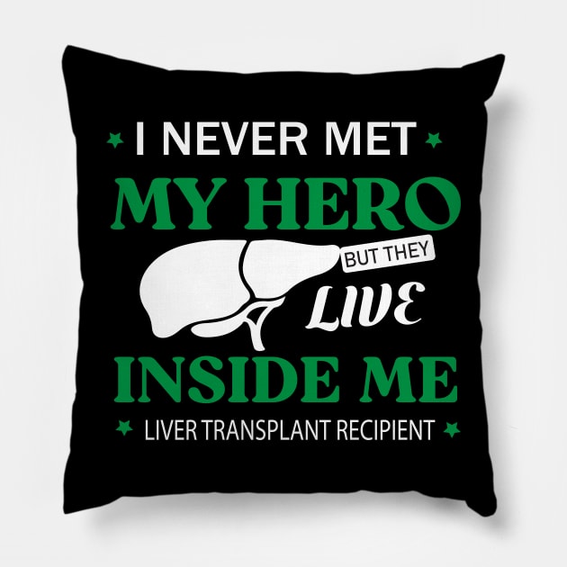 Liver Transplant Pillow by SWArtistZone