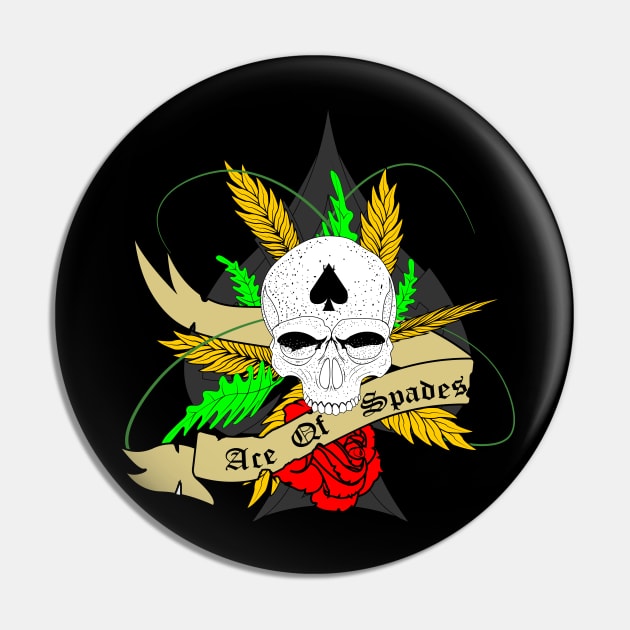 Ace of spades Pin by rashiddidou