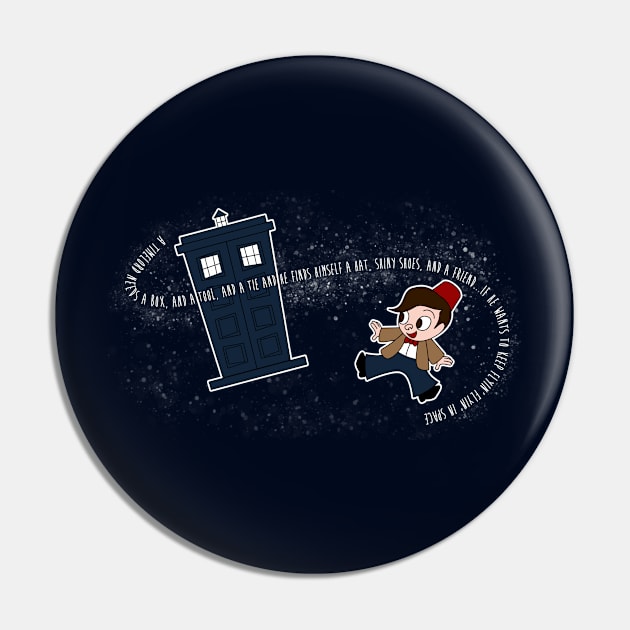 A Timelord Needs a Box Pin by mikaelak