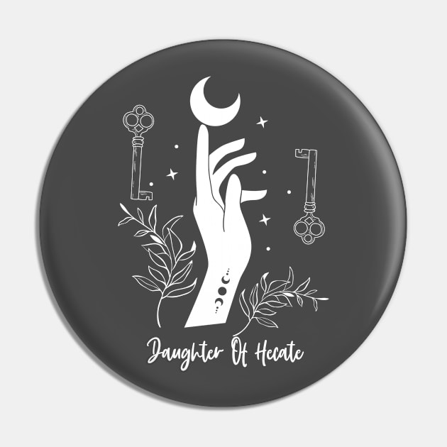 Daughter of Hecate Witchy Botanical Pin by BitterBaubles