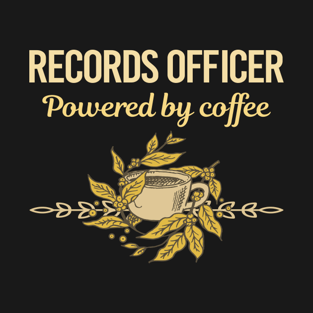 Powered By Coffee Records Officer by Hanh Tay