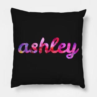 "Ashley" Pink and Green Floral - Customizable Pillow