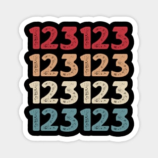 123123. 12/31/23 New Year's Eve 2023 Magnet