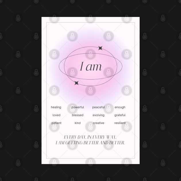 Pink Aura Affirmations for Self Love by mystikwhale