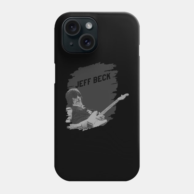 Jeff Beck Illustrations Phone Case by Degiab