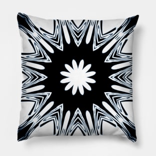 Sun Teal Batik Summer Modern Art Pillow