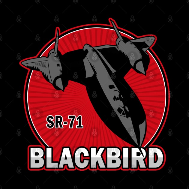 SR-71 Blackbird Logo by Mandra