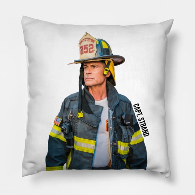 CAPTAIN OWEN STRAND - 9-1-1 LONE STAR - ROB LOWE Pillow by emilybraz7