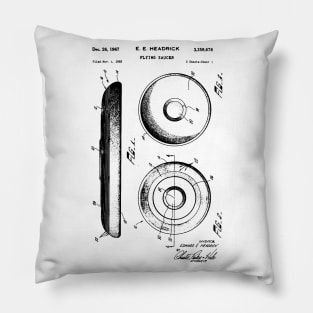 Frisbee Patent, Frisbee Golf, Disc Golf Patent Pillow