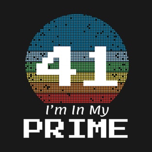 41 Year Old Prime Birthday T-Shirt