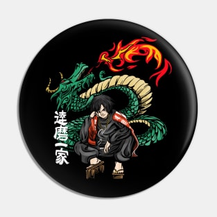 Hyuga Norihisa Daruma Ikka Pin