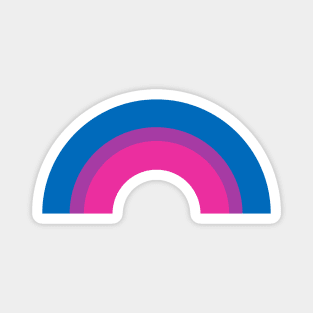 Bisexual Rainbow Pride Flag Magnet