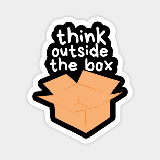 think outside the box Magnet