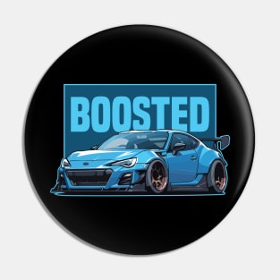 Subaru BRZ Car Art - Widebody Modified Boosted JDM Car Pin