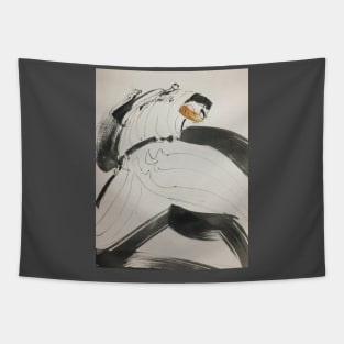 baseball pitcher Tapestry