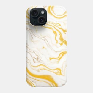 Yellow marble gradient Phone Case
