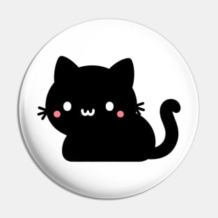 CUTE BLACK CAT Pin